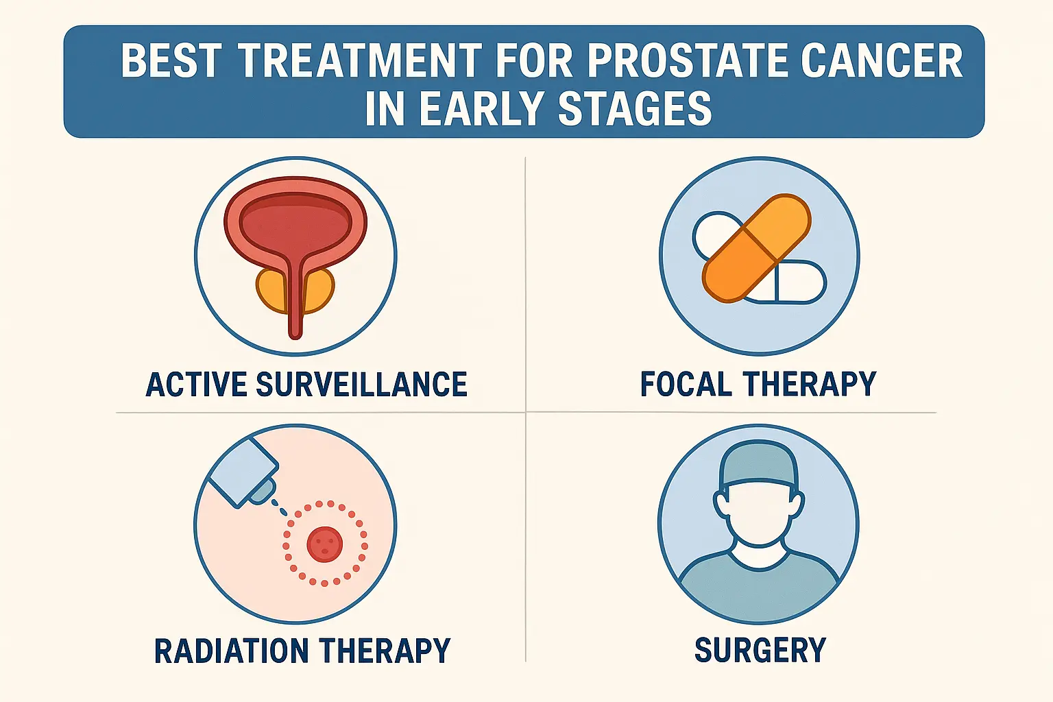 Best Treatment for Prostate Cancer in Early Stages