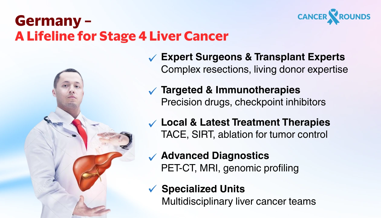 Germany for stage 4 liver cancer